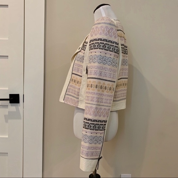 BcbgMaxazria Cropped Embroiled Jacket - Picture 3 of 4